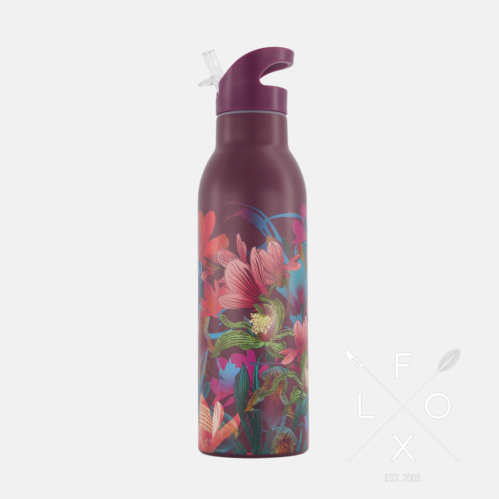 Flox | Limited Edition Stainless Steel Waterbottle | Orchid + Magnolia | 600ml