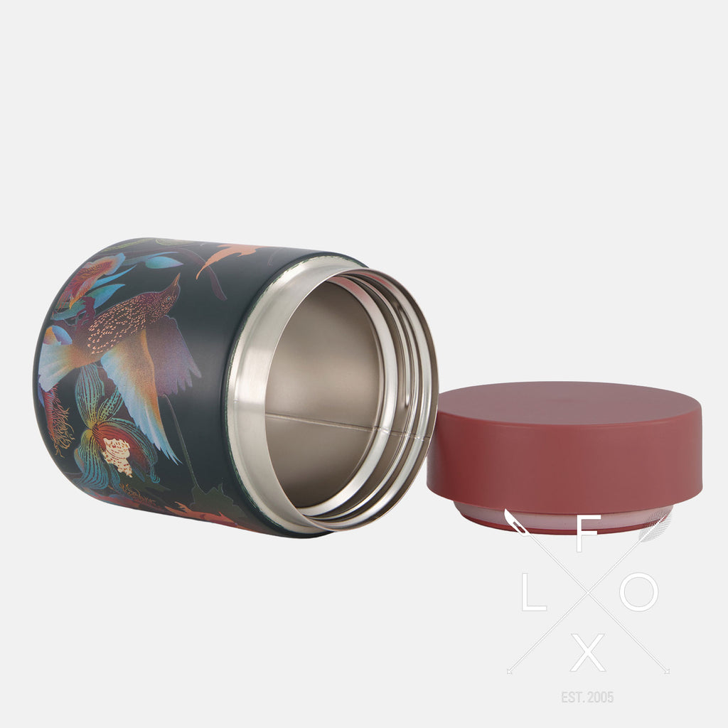 Flox | Limited Edition Stainless Steel Food Canister | Orchid + Starling | 400ml