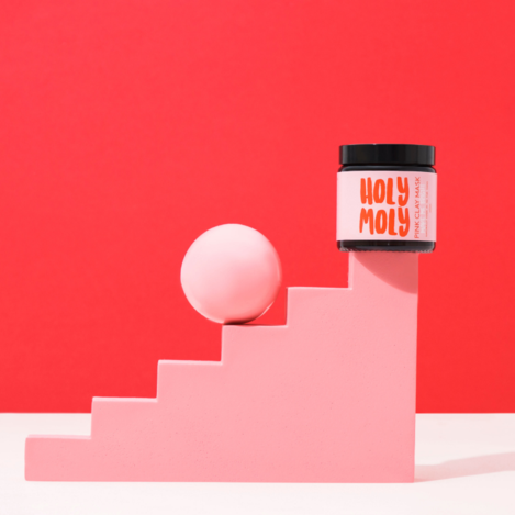 Holy Moly | Pink Clay Face Mask 60gr