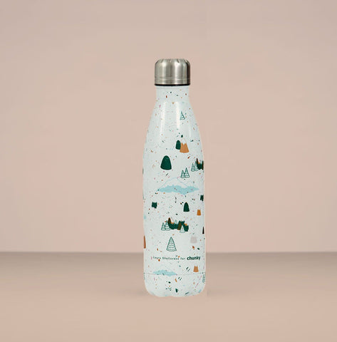 Chunky | Stainless Steel Water Bottle | Snow Yeti 500ml SALE