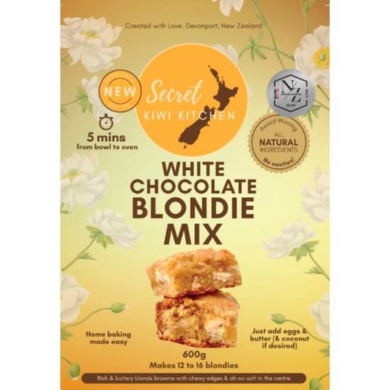 Secret Kiwi Kitchen | White Chocolate Blondie Baking Mix 620gr