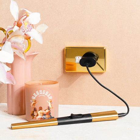 Flint | Electric USB Candle Lighter | Gold, Gunmetal