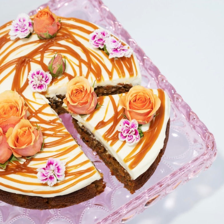 The Caker | Spiced Carrot Cake With Salted Caramel Cake Kit