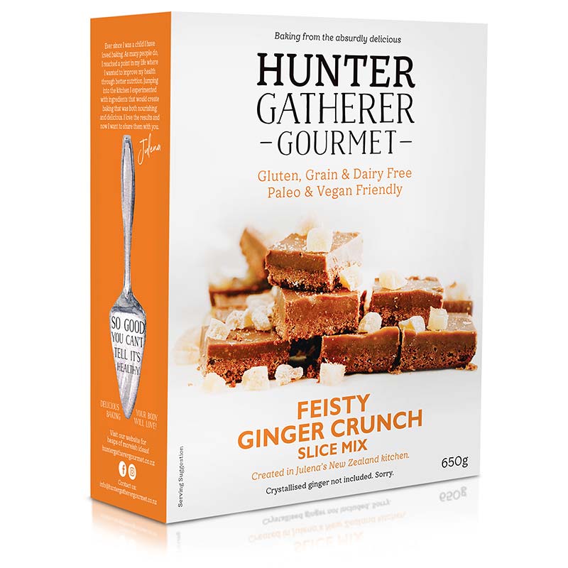 Hunterer Gatherer Gourmet | Fiesty Ginger Slice Mix 600gr